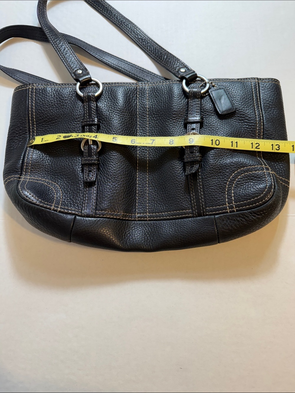 Coach Chelsea Classic Pebble Leather Shoulder Bag
Coach style D1051-F12339 - Picture 13 of 13